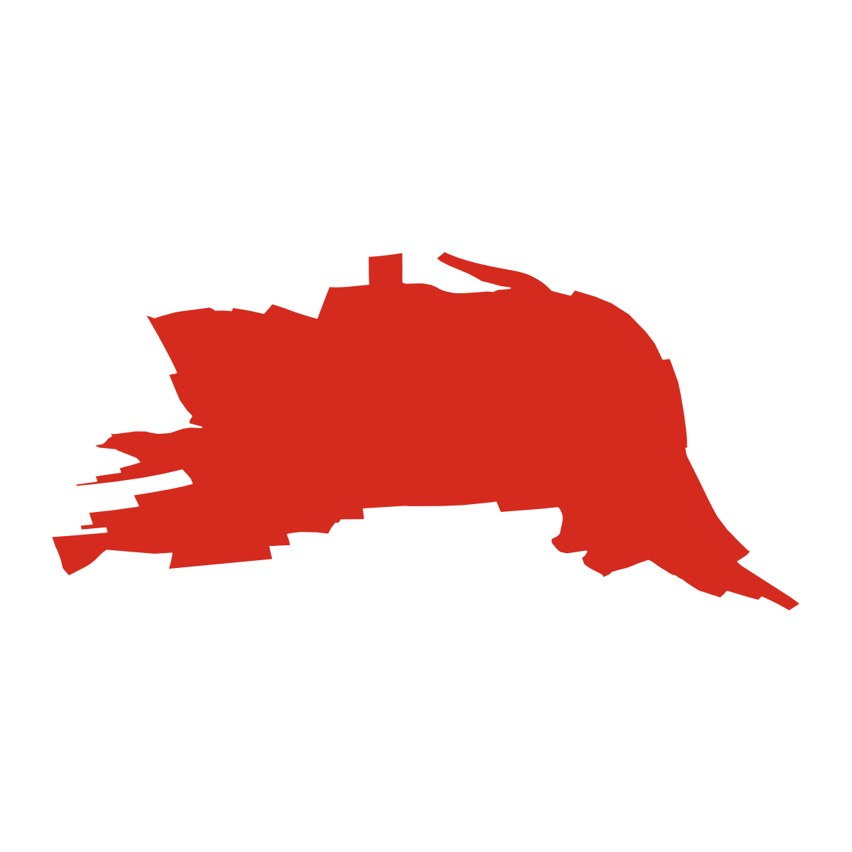 Debrno boundary map