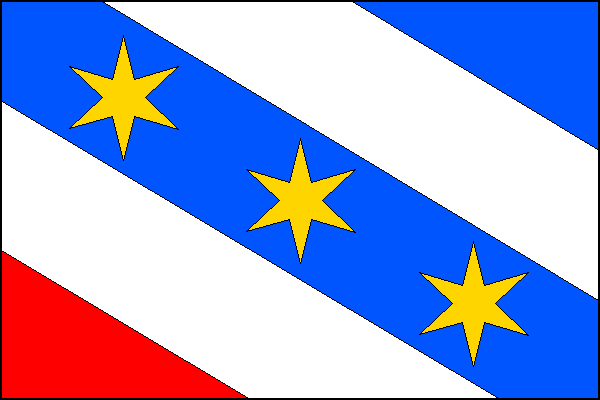 Flag of Debrno, Central Bohemian Region