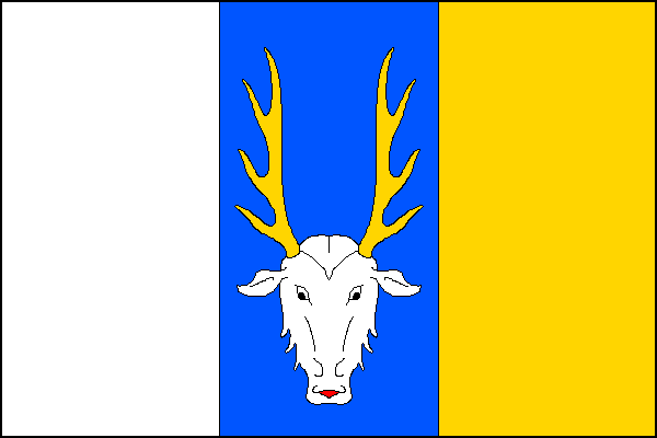 Vlajka obce Děpoltice, kraj Plzeňský kraj