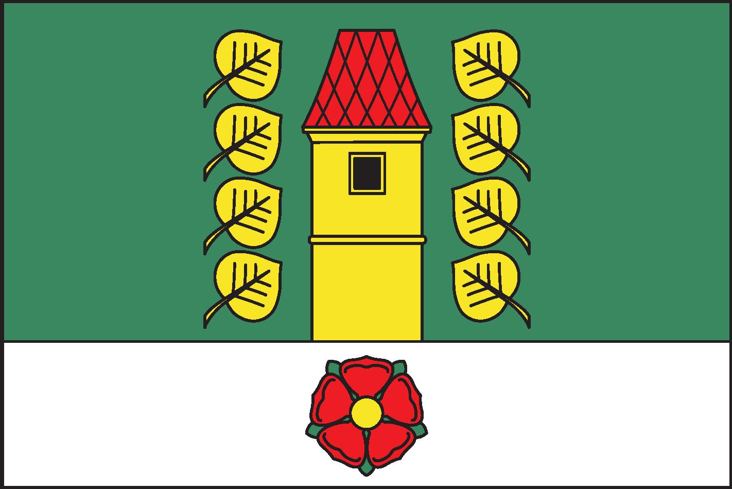 Flag of Desky, South Bohemian Region
