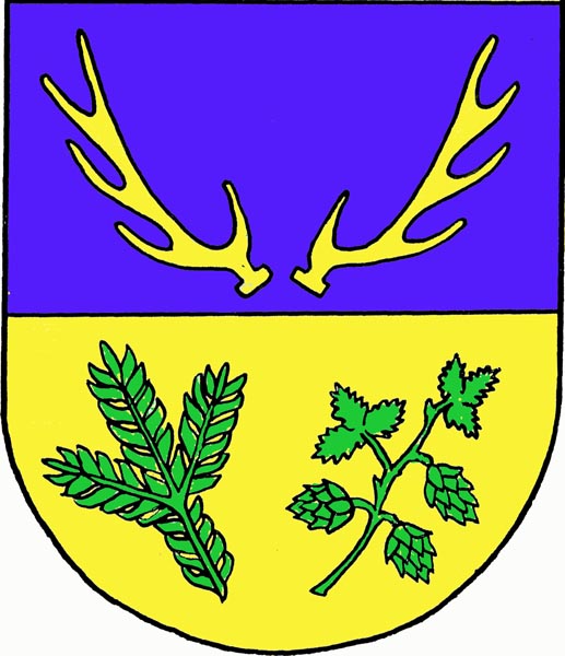 Coat of arms of Deštnice, Ústí nad Labem Region
