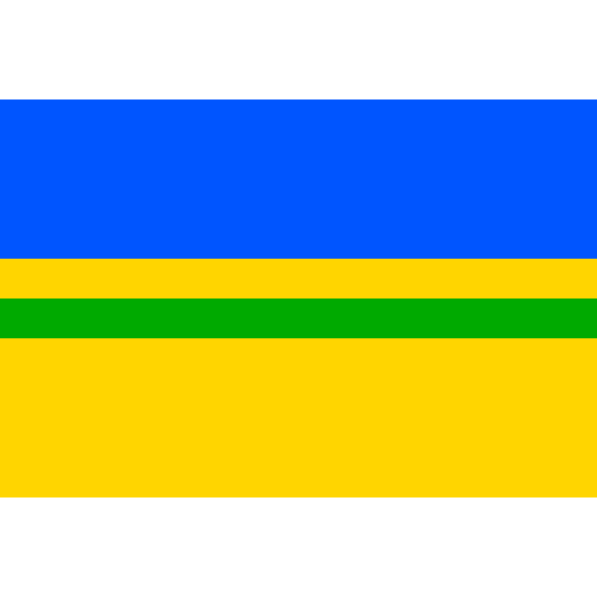 Flag of Deštnice, Ústí nad Labem Region