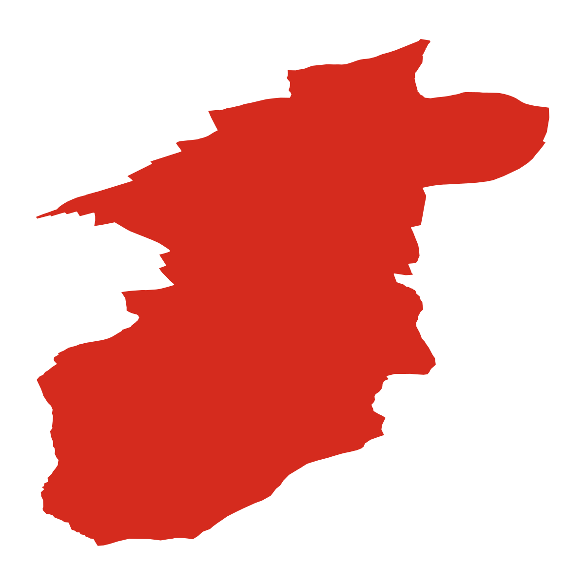 Dobřichovice boundary map