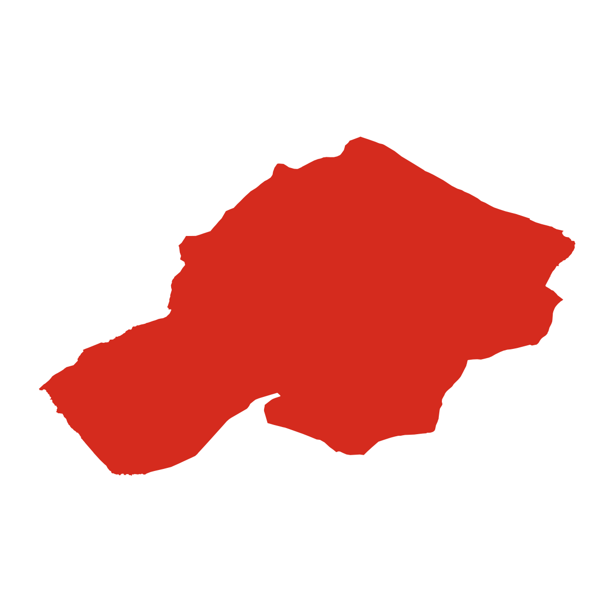 Dolní Cerekev boundary map