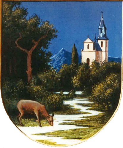 Coat of arms of Dolní Dobrá Voda, Liberec Region