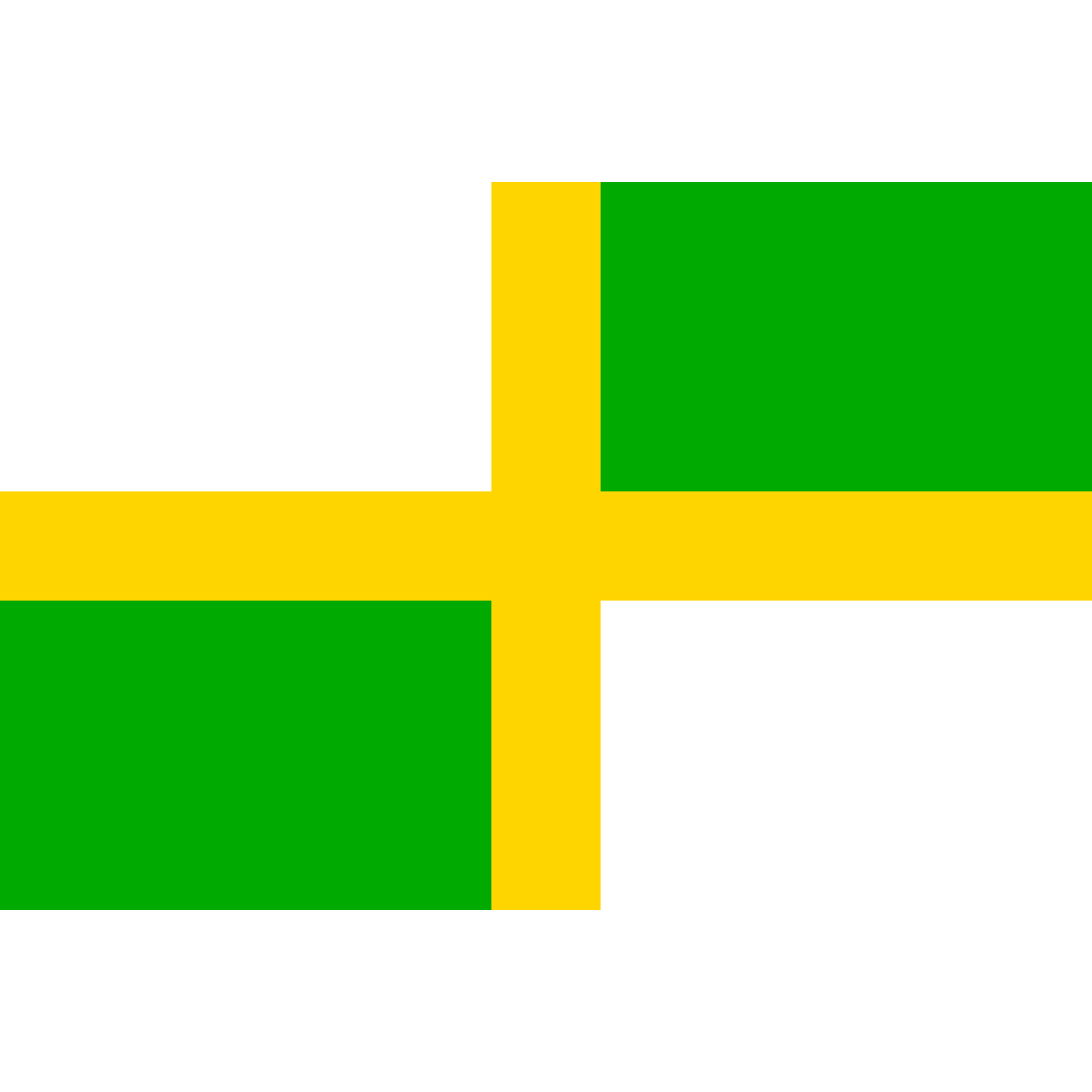 Flag of Dolní Štěpanice, Liberec Region