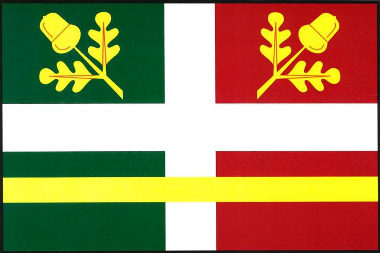 Flag of Doubravička, Central Bohemian Region