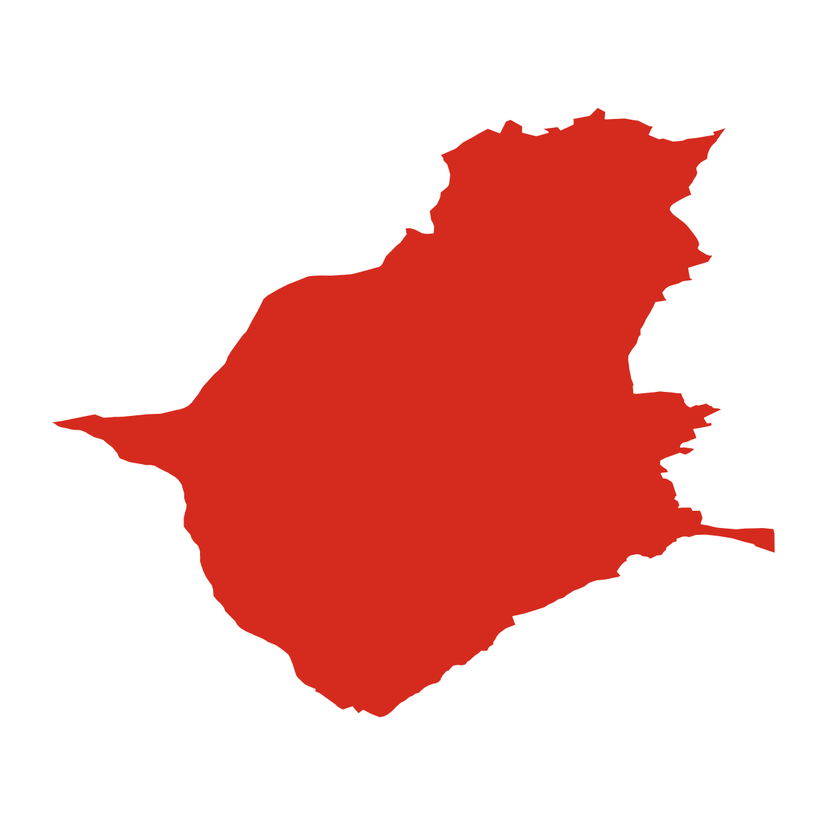 Doubravy boundary map