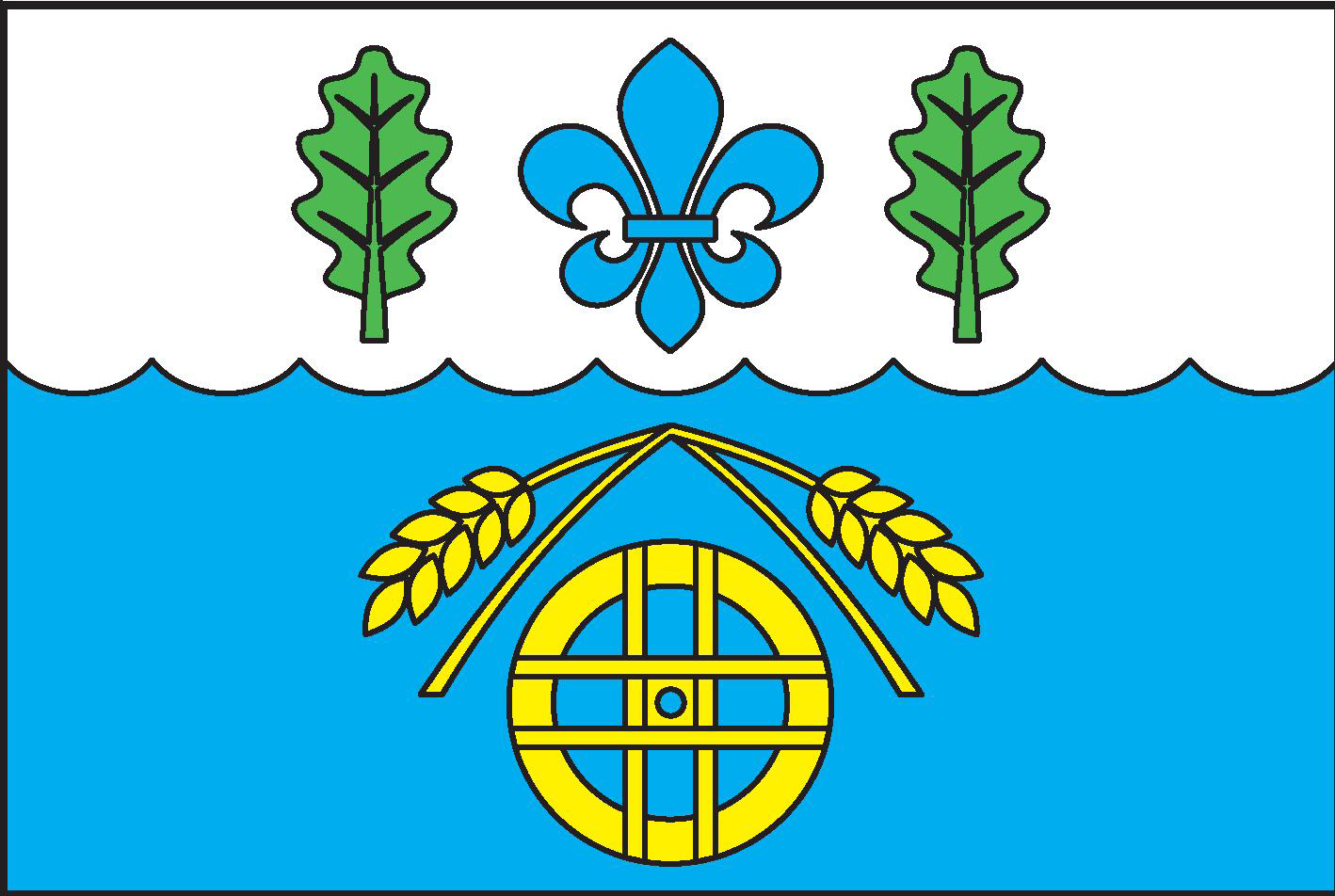 Flag of Drahkov, Plzeň Region