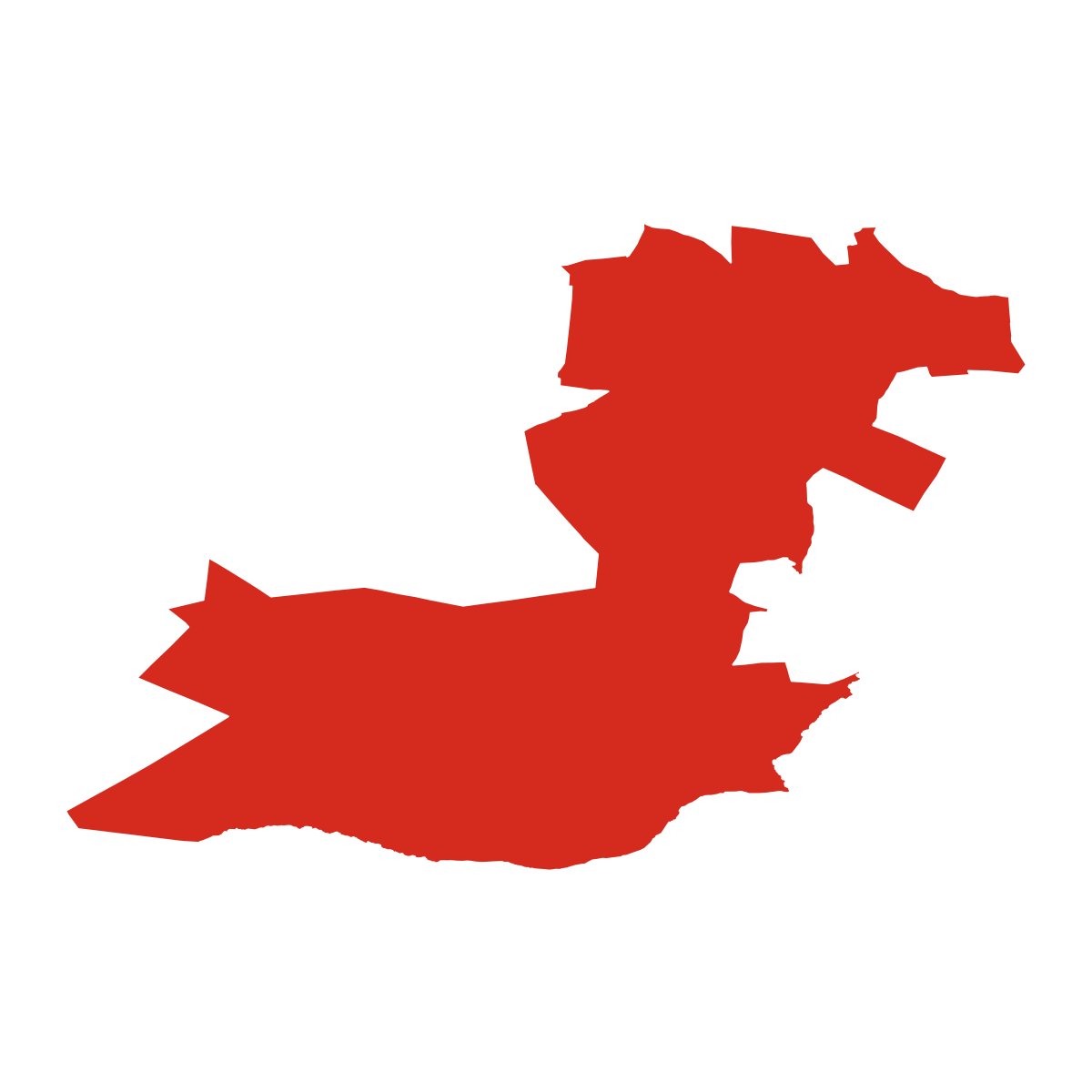Drahoňův Újezd boundary map