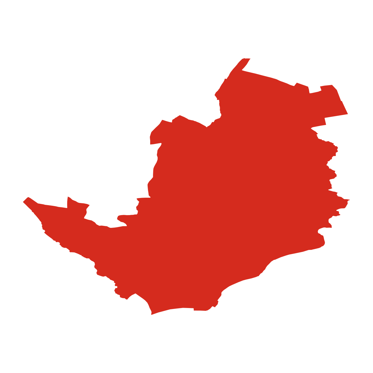 Dražice boundary map