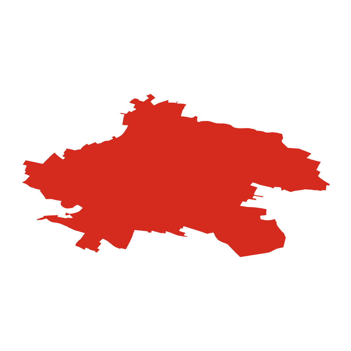 Dražice boundary map