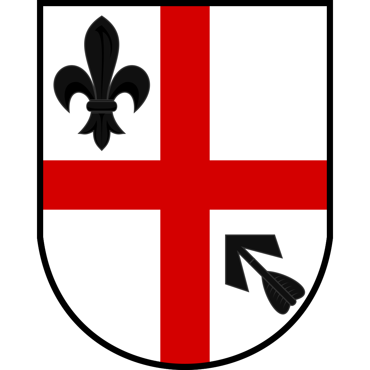 Coat of arms of Droužetice, South Bohemian Region
