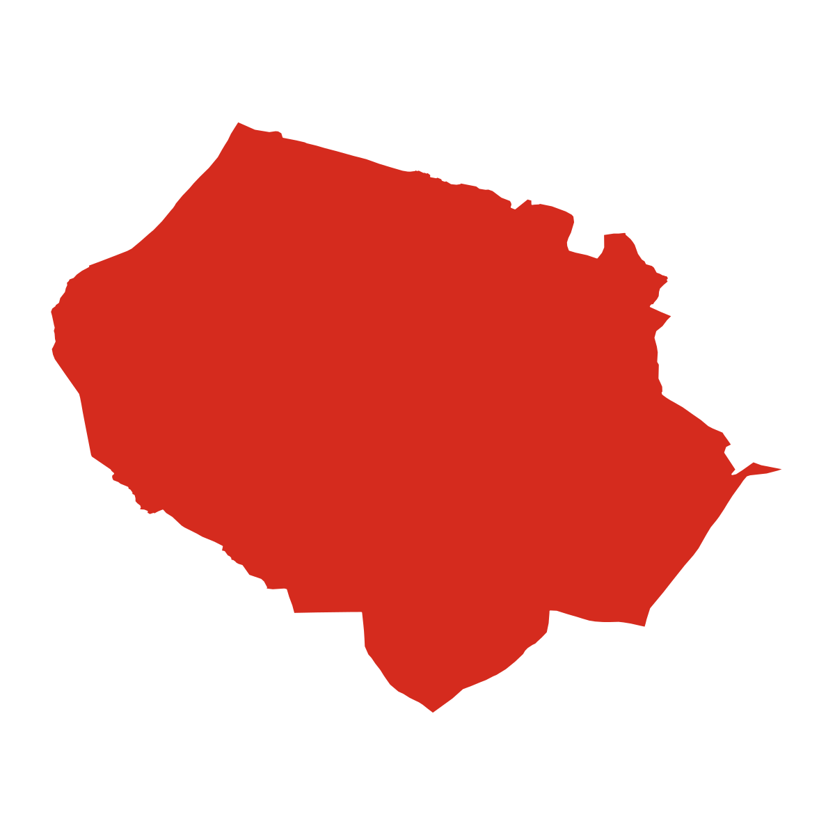 Drunče boundary map