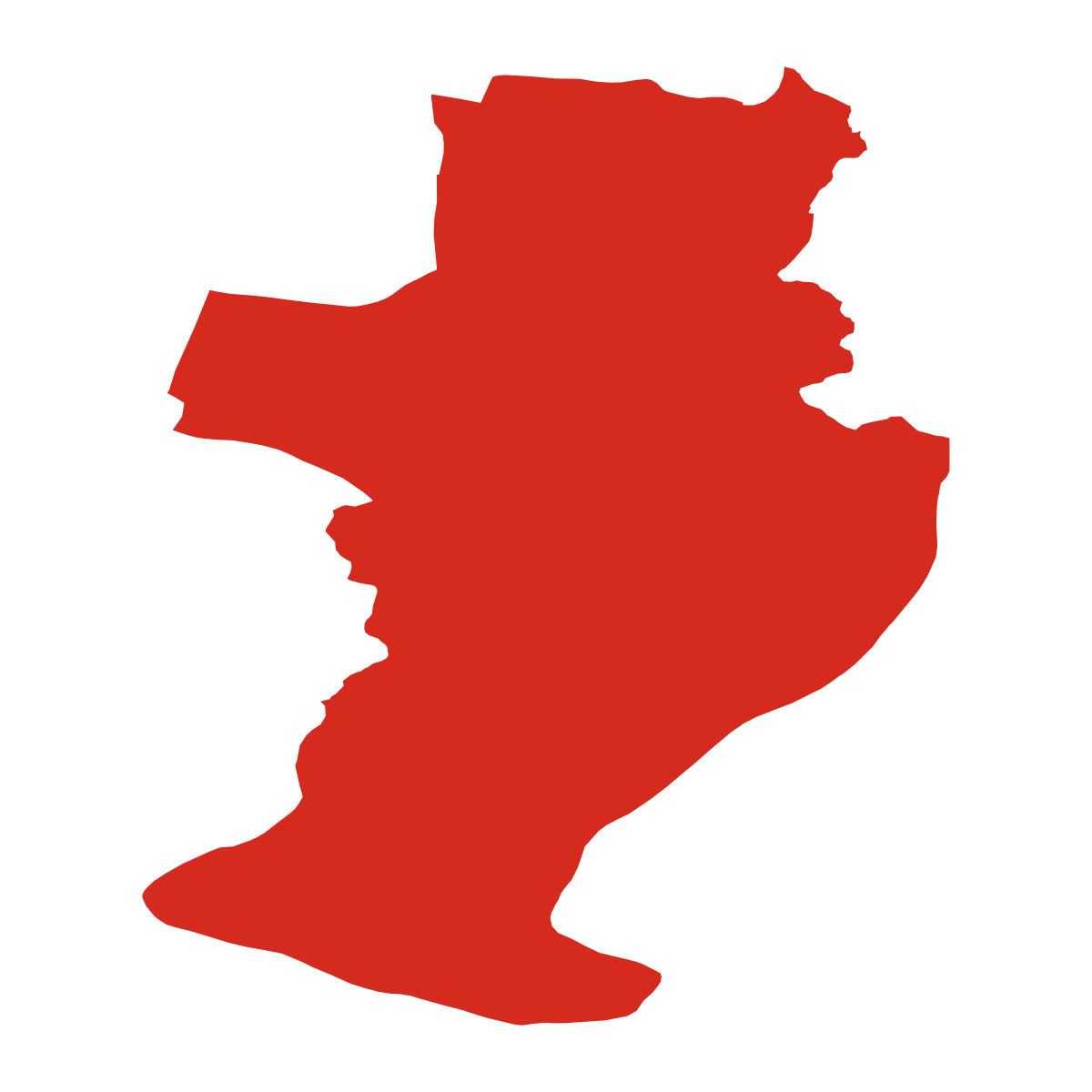 Druztová boundary map