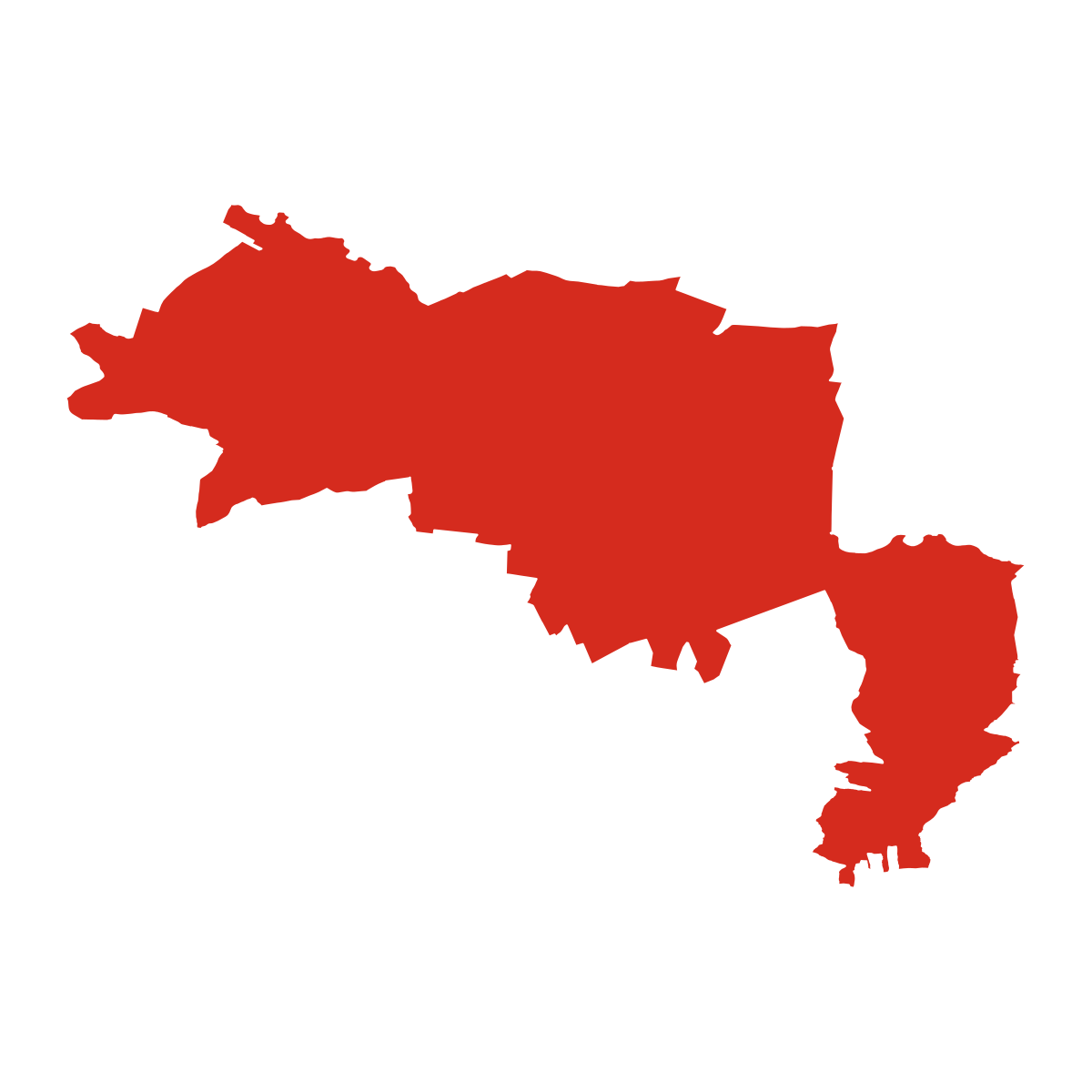 Držkovice boundary map