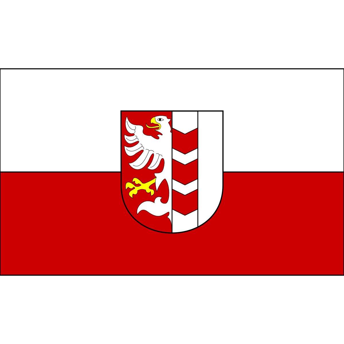 Flag of Držkovice, Moravian-Silesian Region