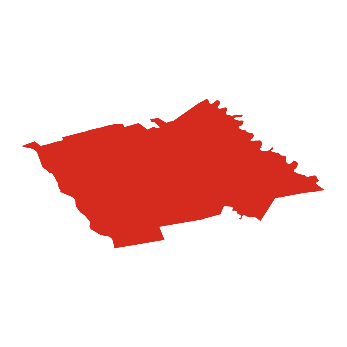 Dub nad Moravou boundary map