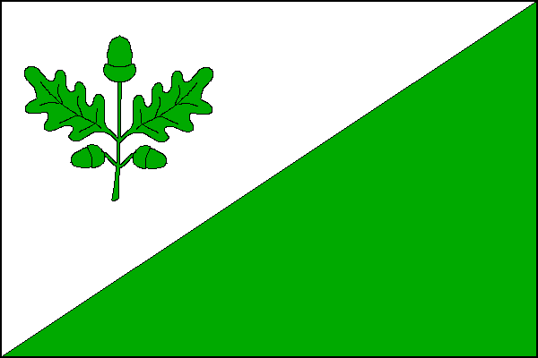 Flag of Dubá, Liberec Region