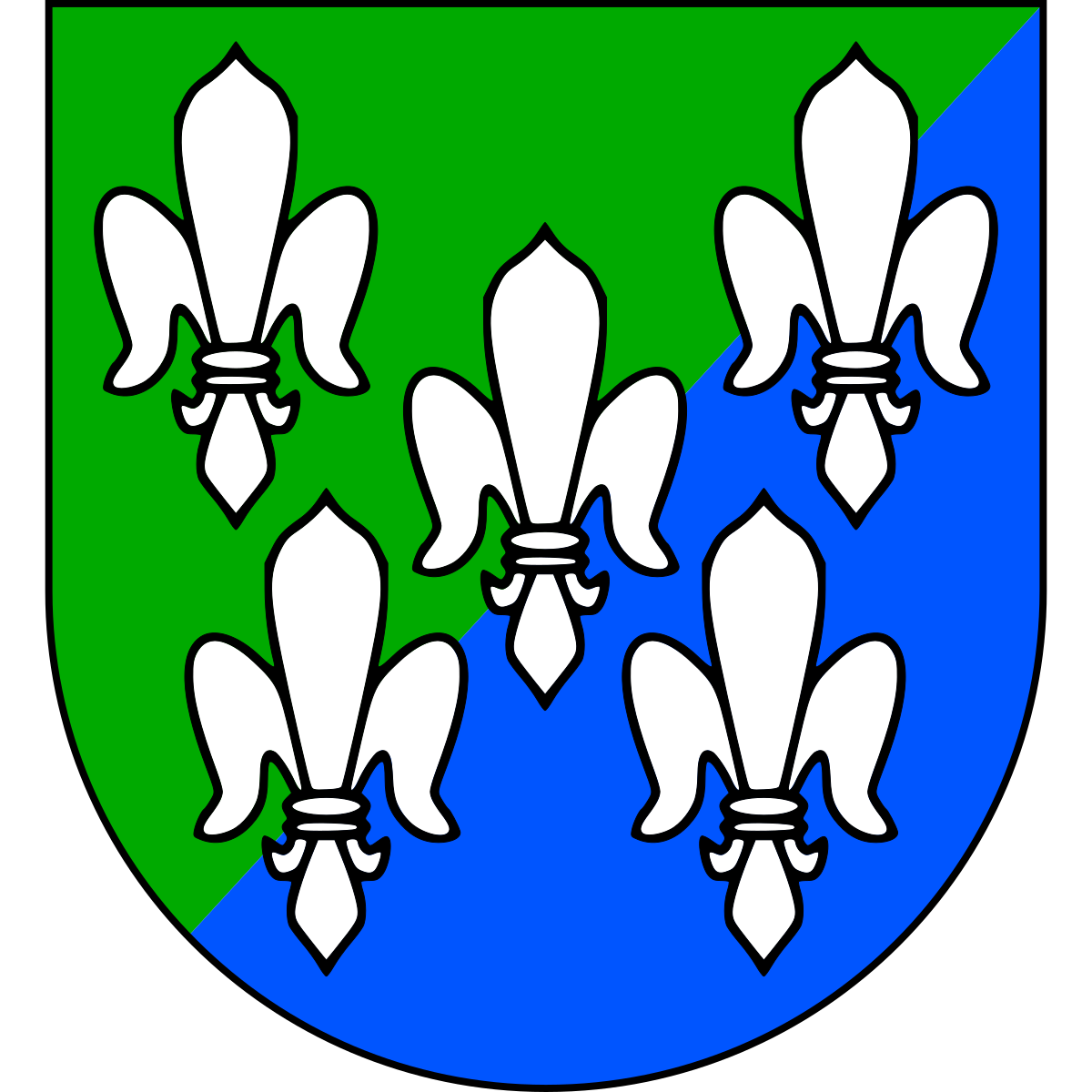 Coat of arms of Dubenec, South Bohemian Region