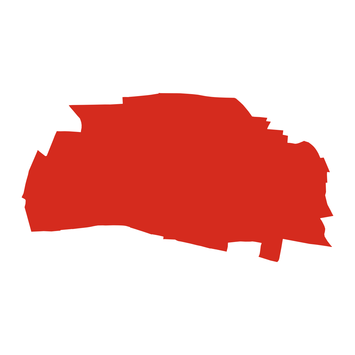Dvory boundary map