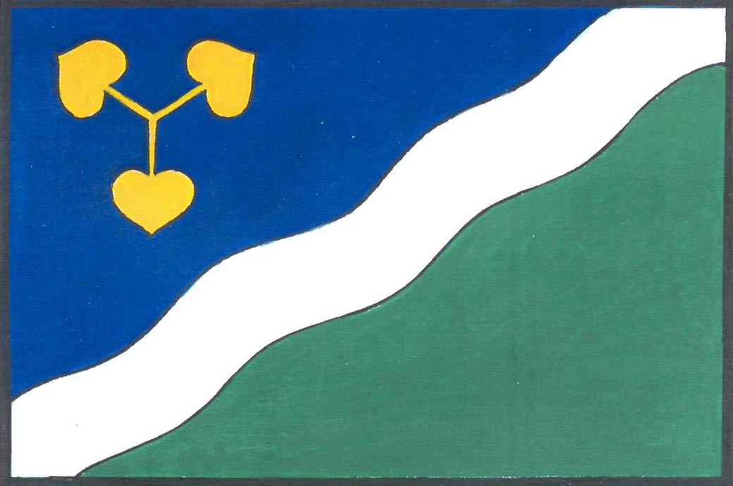 Flag of Dvory, Central Bohemian Region