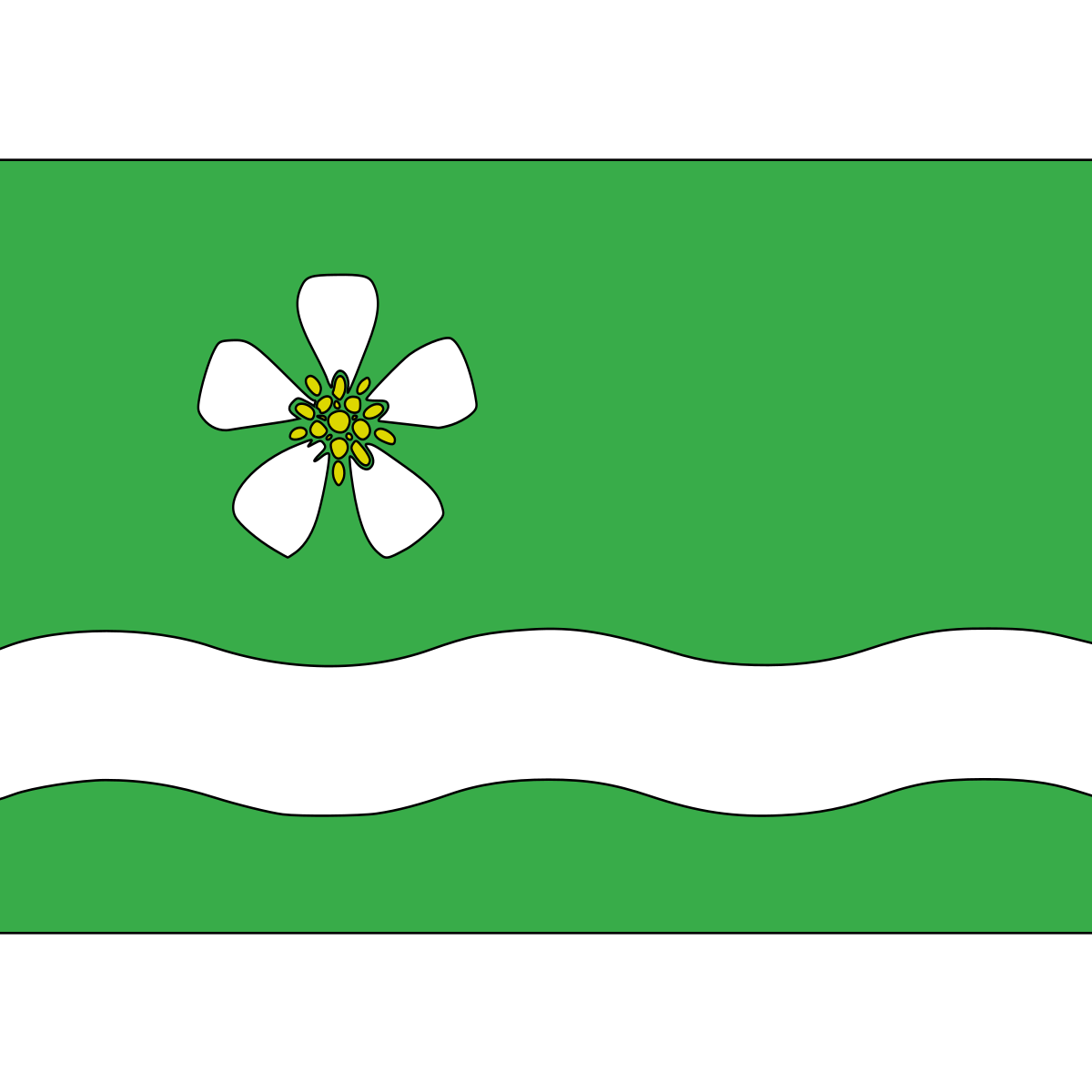 Flag of Filipovka, Liberec Region