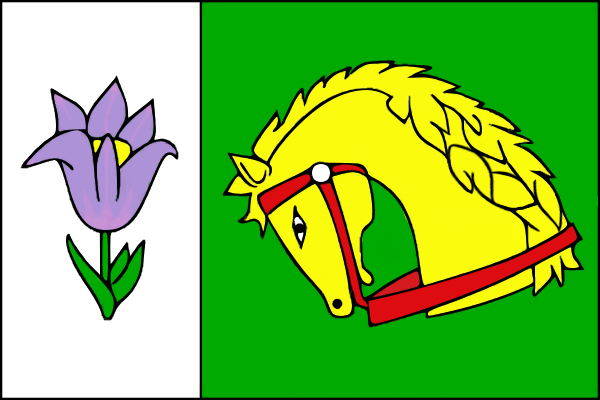 Flag of Grygov, Olomouc Region