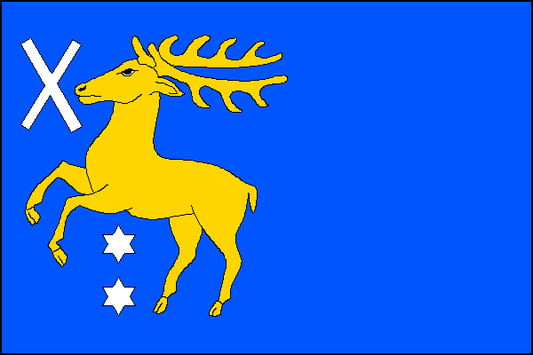 Flag of Hájky, Central Bohemian Region