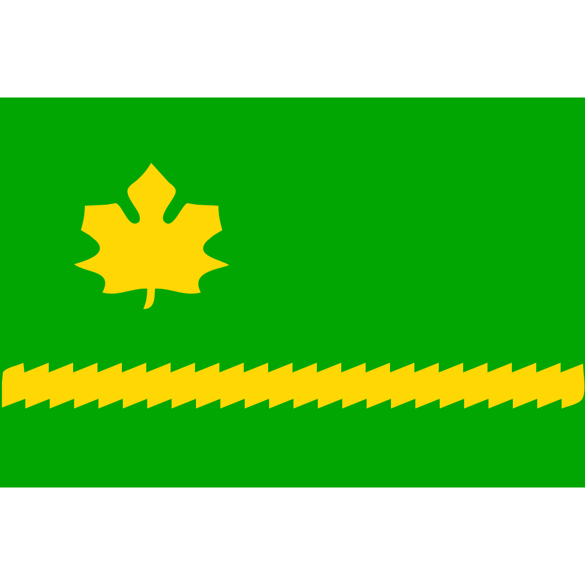 Flag of Halenkov, Zlín Region