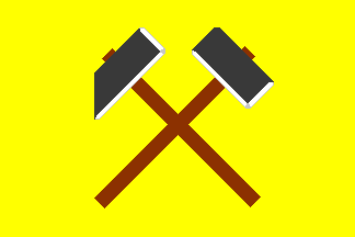 Flag of Hamry nad Sázavou, Vysočina Region