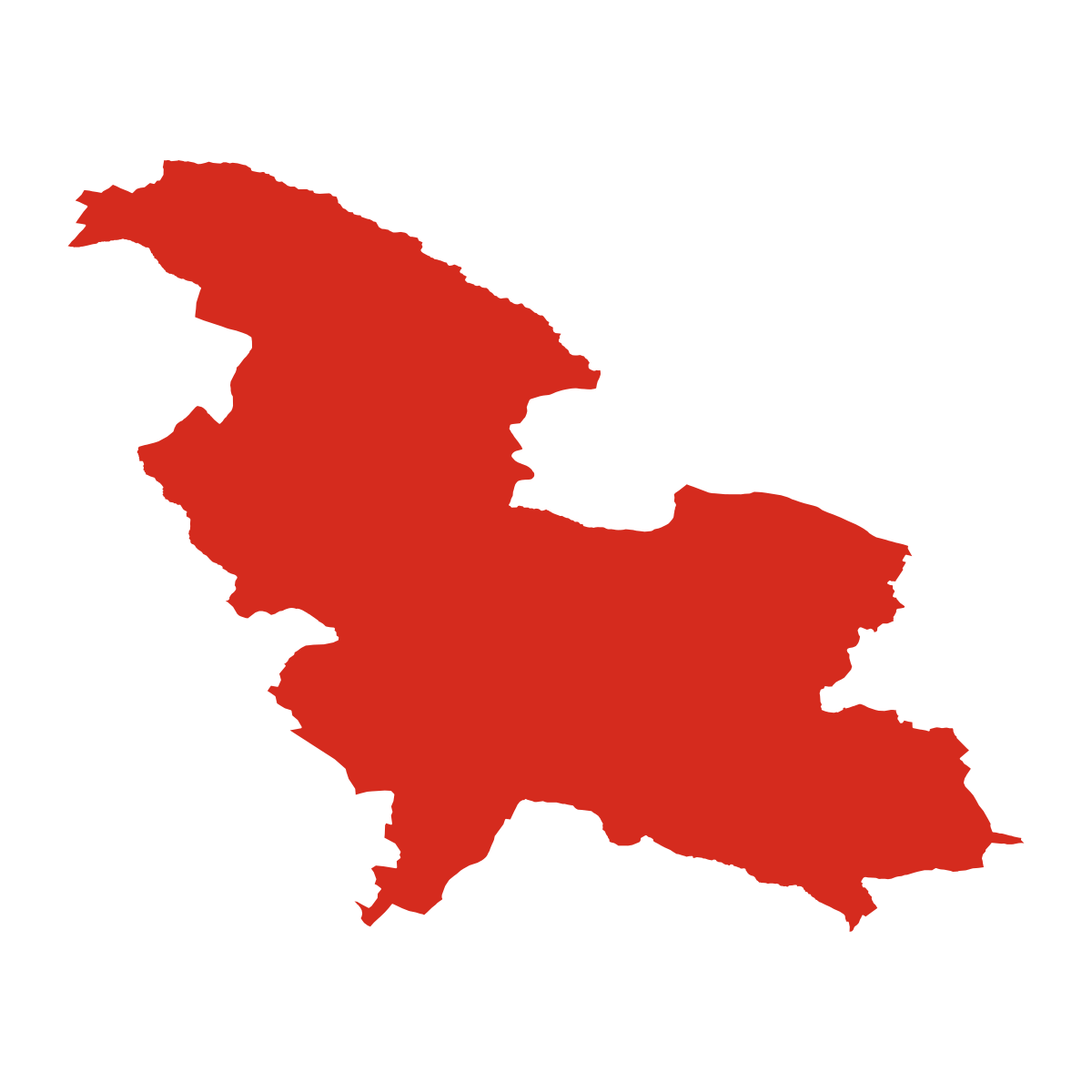 Hanušovice boundary map
