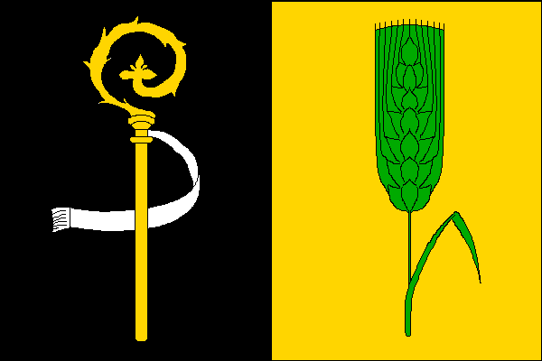 Flag of Hartmanice, South Bohemian Region