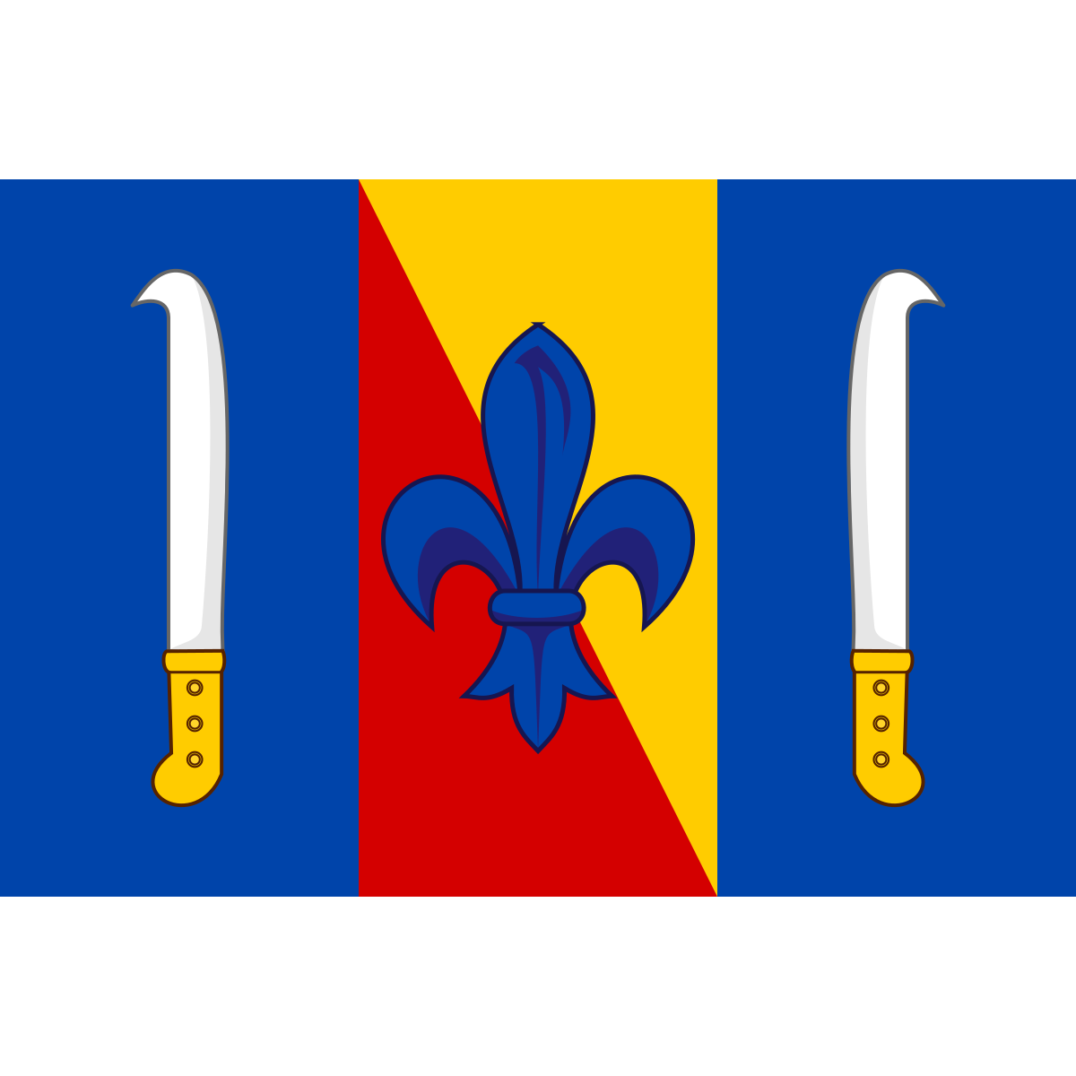 Flag of Hlinsko, Olomouc Region