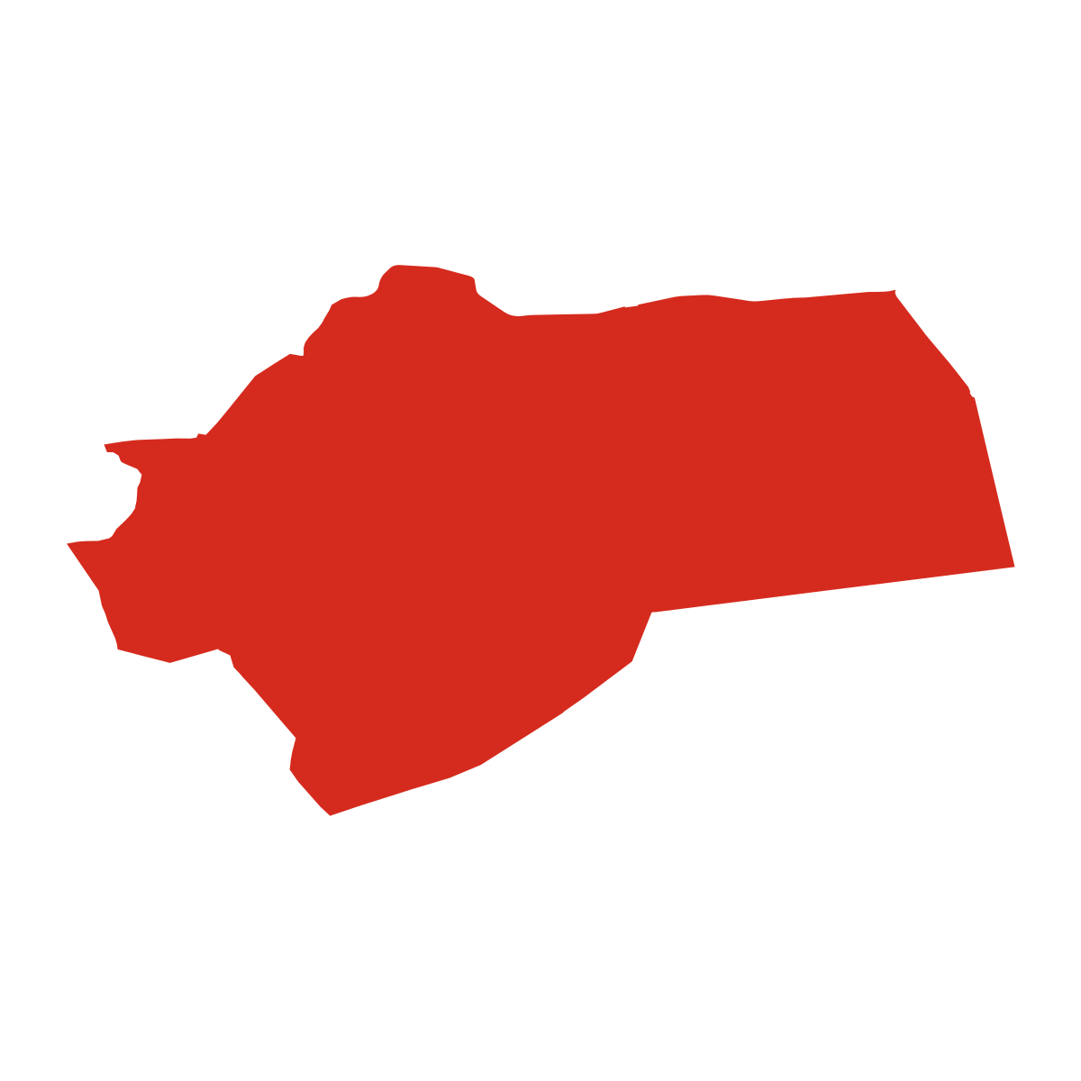 Hlušovice boundary map