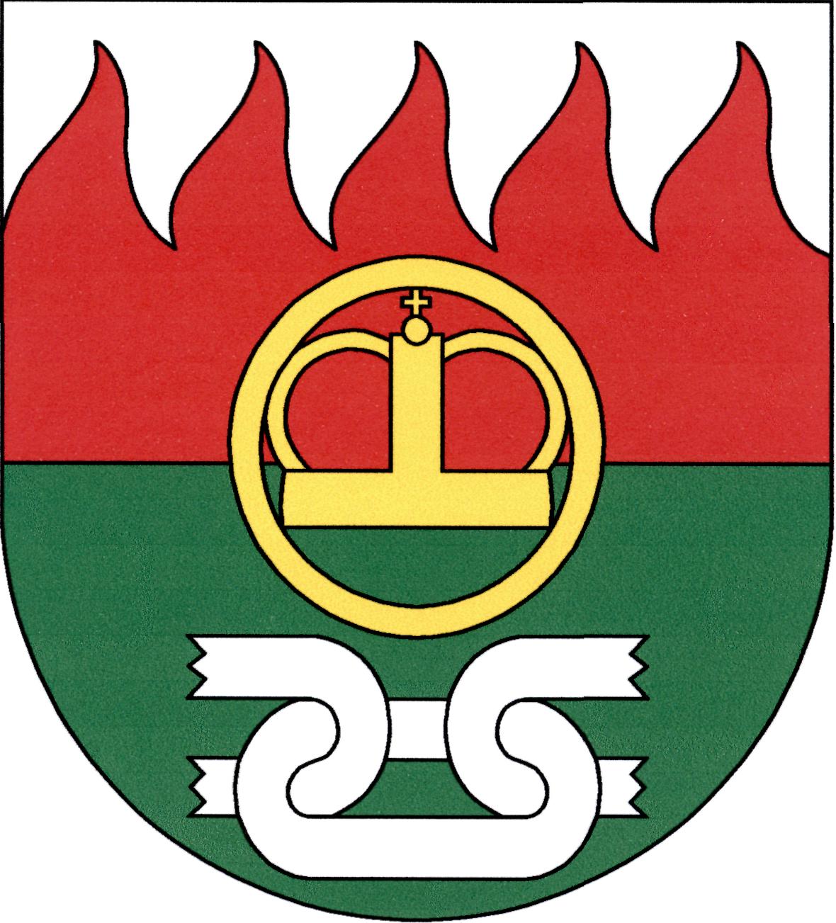 Coat of arms of Hobšovice, Central Bohemian Region