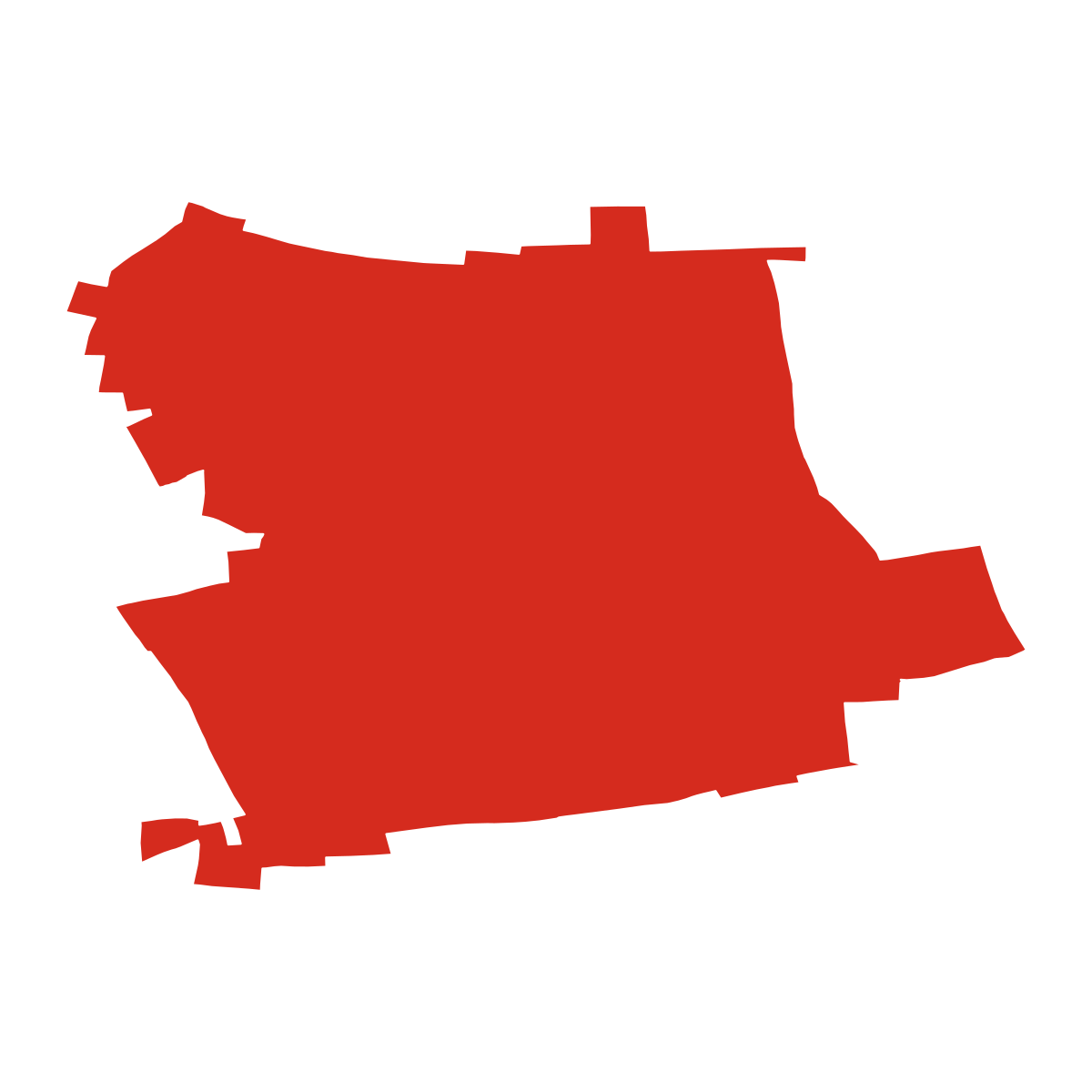 Hobšovice boundary map