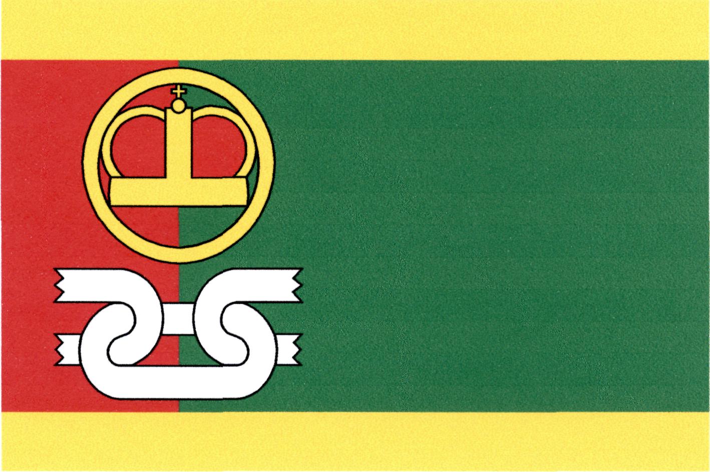 Flag of Hobšovice, Central Bohemian Region