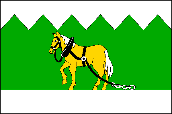 Flag of Holčovice, Moravian-Silesian Region