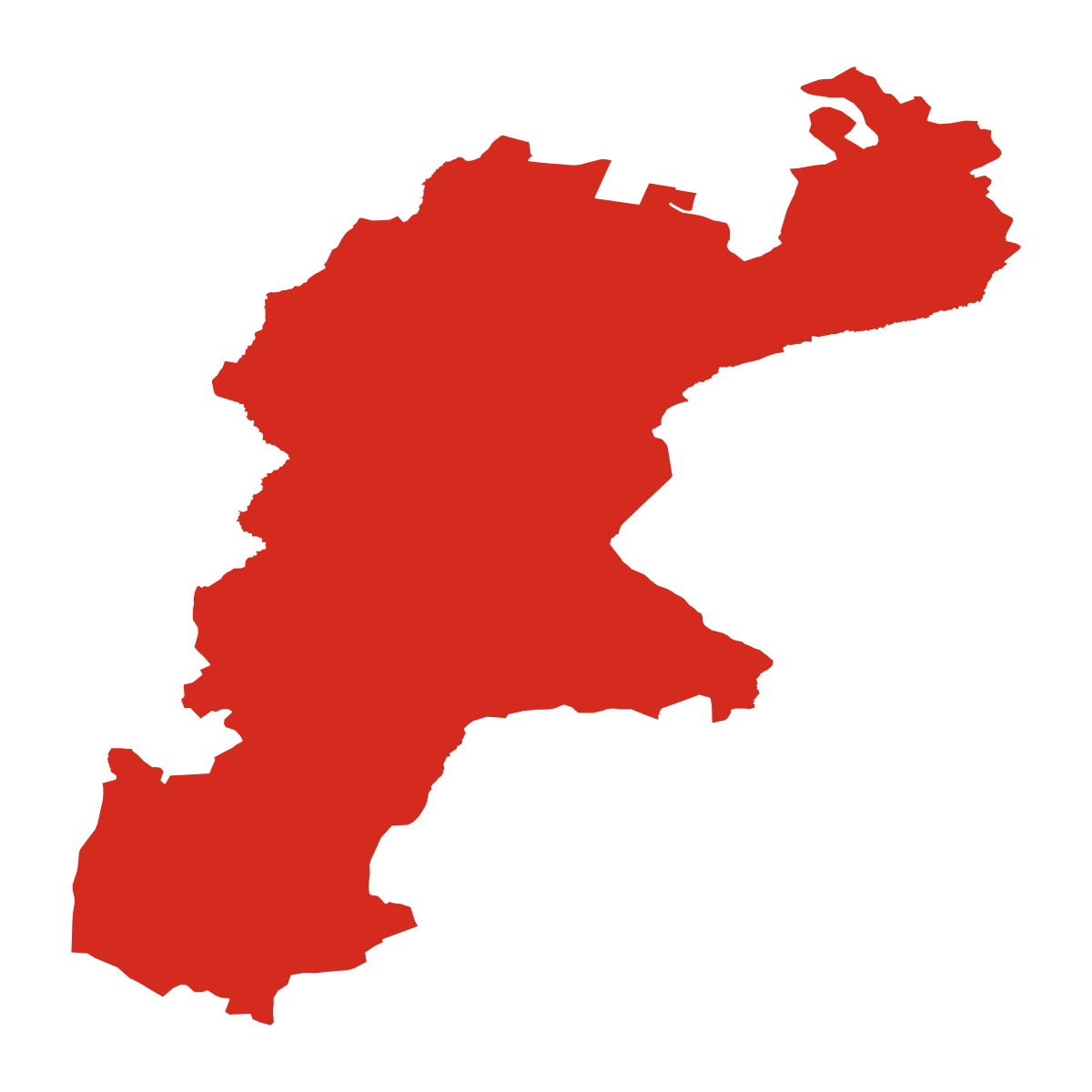 Hološiny boundary map