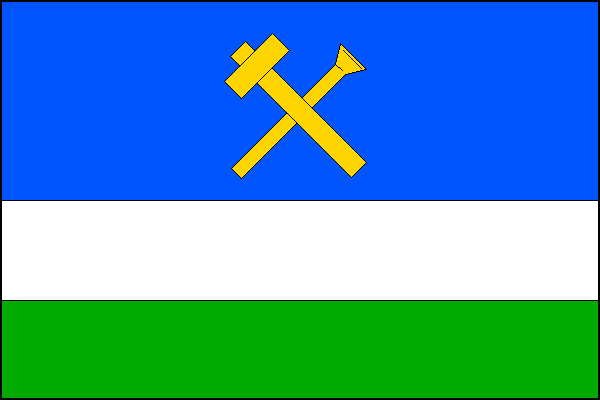 Flag of Holušice, Central Bohemian Region