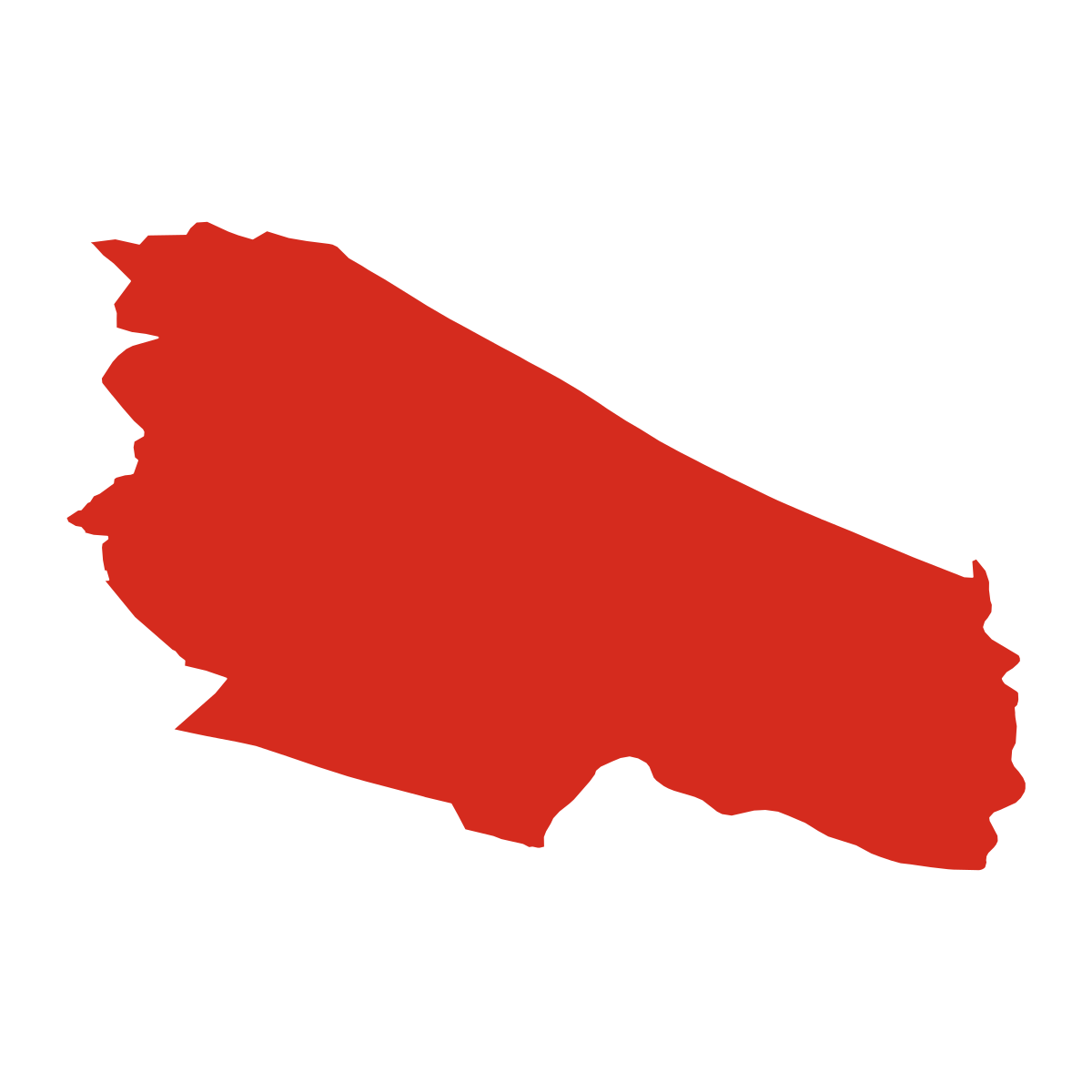 Hořenice boundary map
