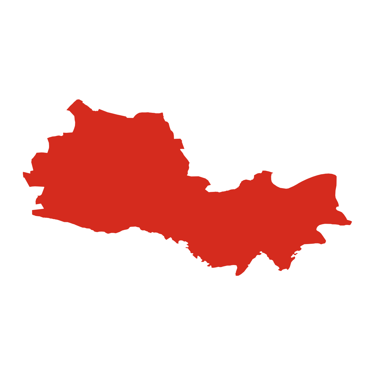 Hořice boundary map
