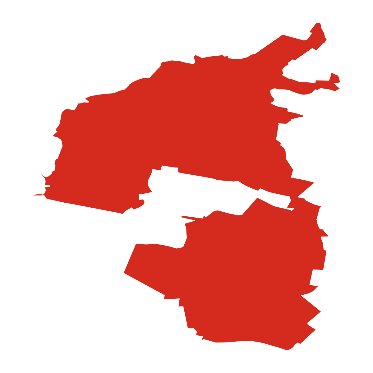 Hořiněves boundary map