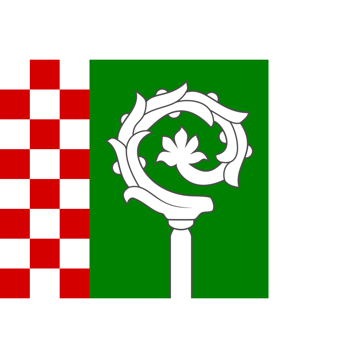Flag of Hořiněves, Hradec Králové Region