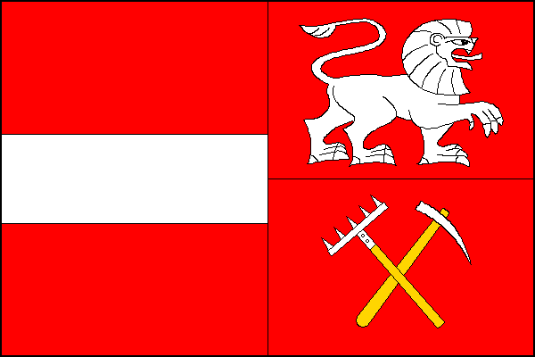 Flag of Horní Blatná, Karlovy Vary Region