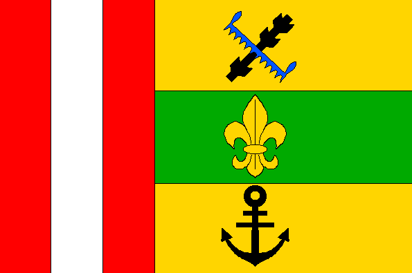 Flag of Horní Břečkov, South Moravian Region