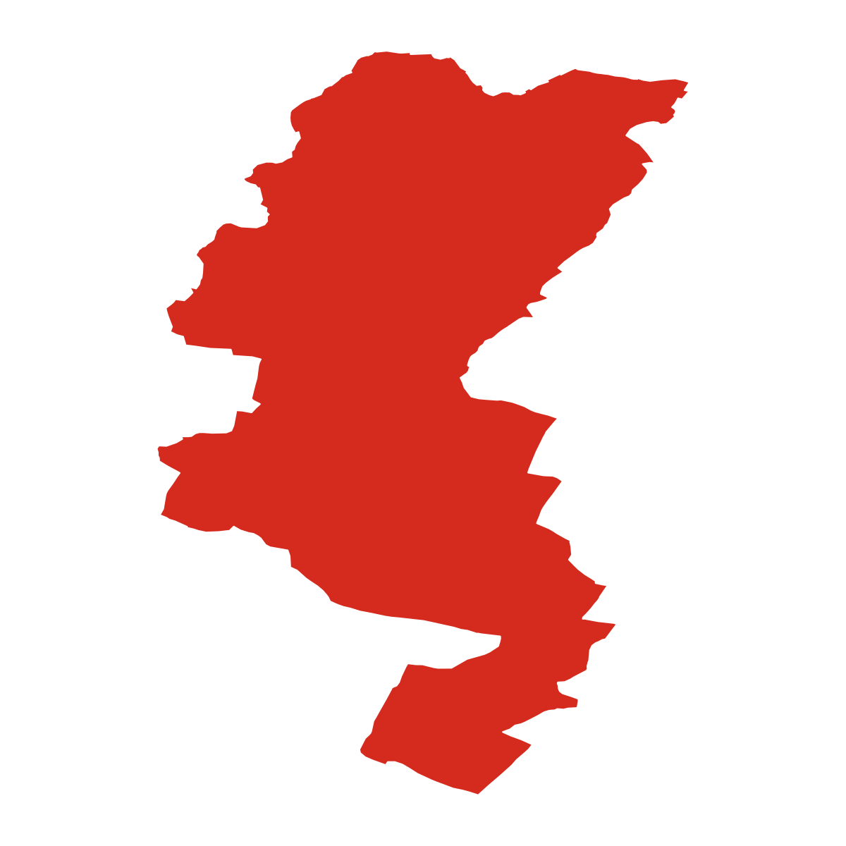 Horní Heřmanice boundary map