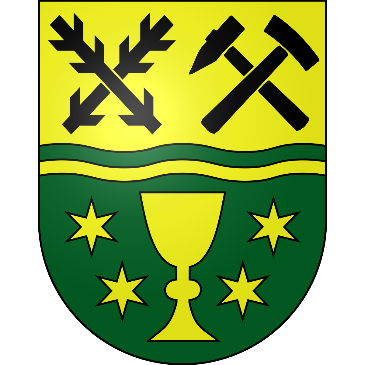 Coat of arms of Horní Krupá, Vysočina Region
