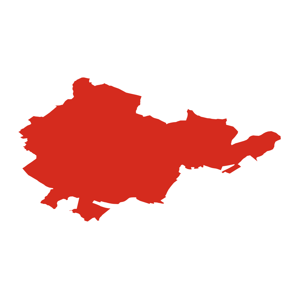 Horní Lhotka boundary map